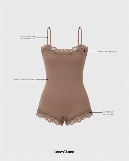 Hoopoe – Comfort and Practicality Seamless Lace Bodysuit