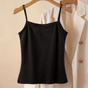 Coney-Black Slip Camisole