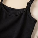 Coney-Black Slip Camisole