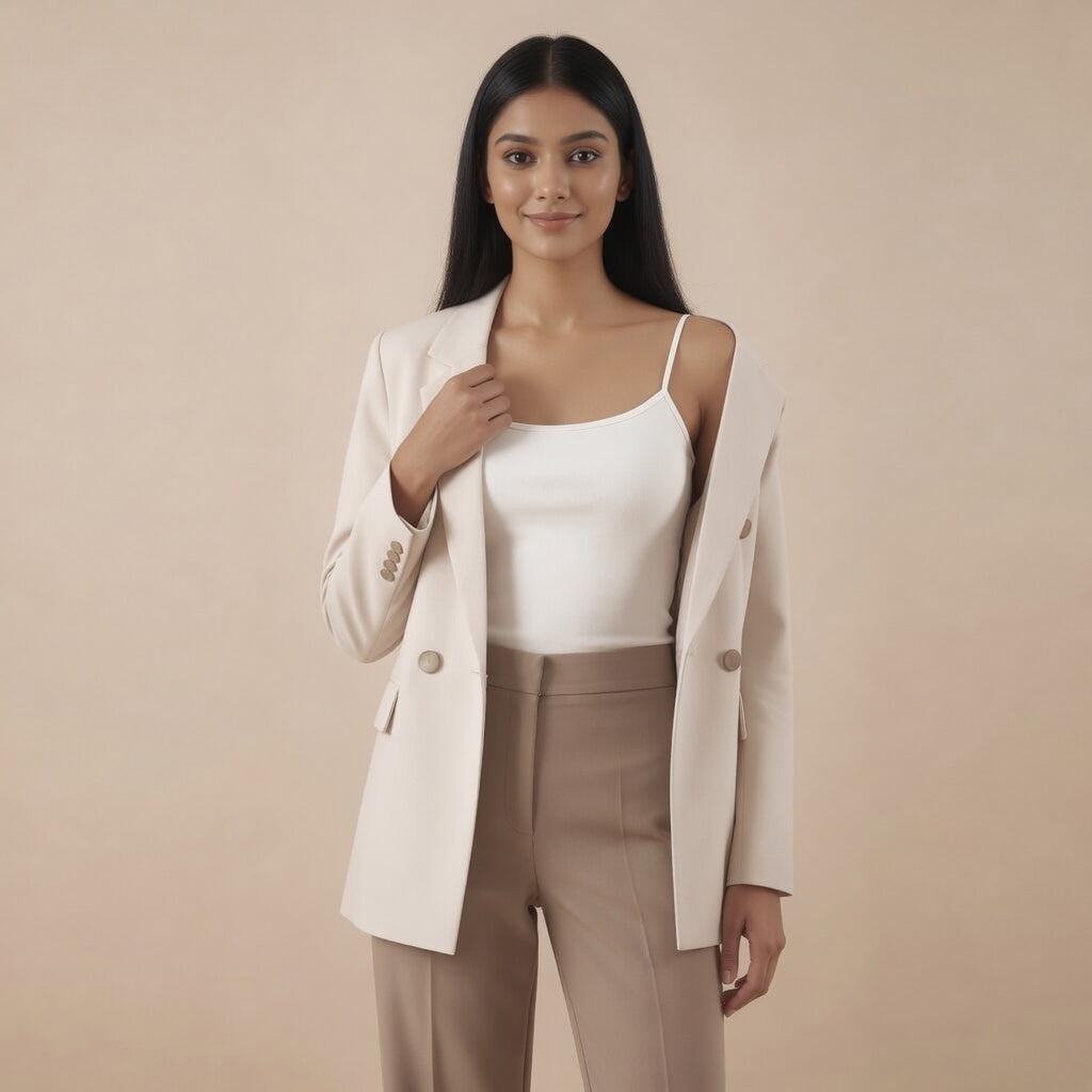 Coney-White Slip Camisole
