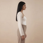 Coney-White Slip Camisole