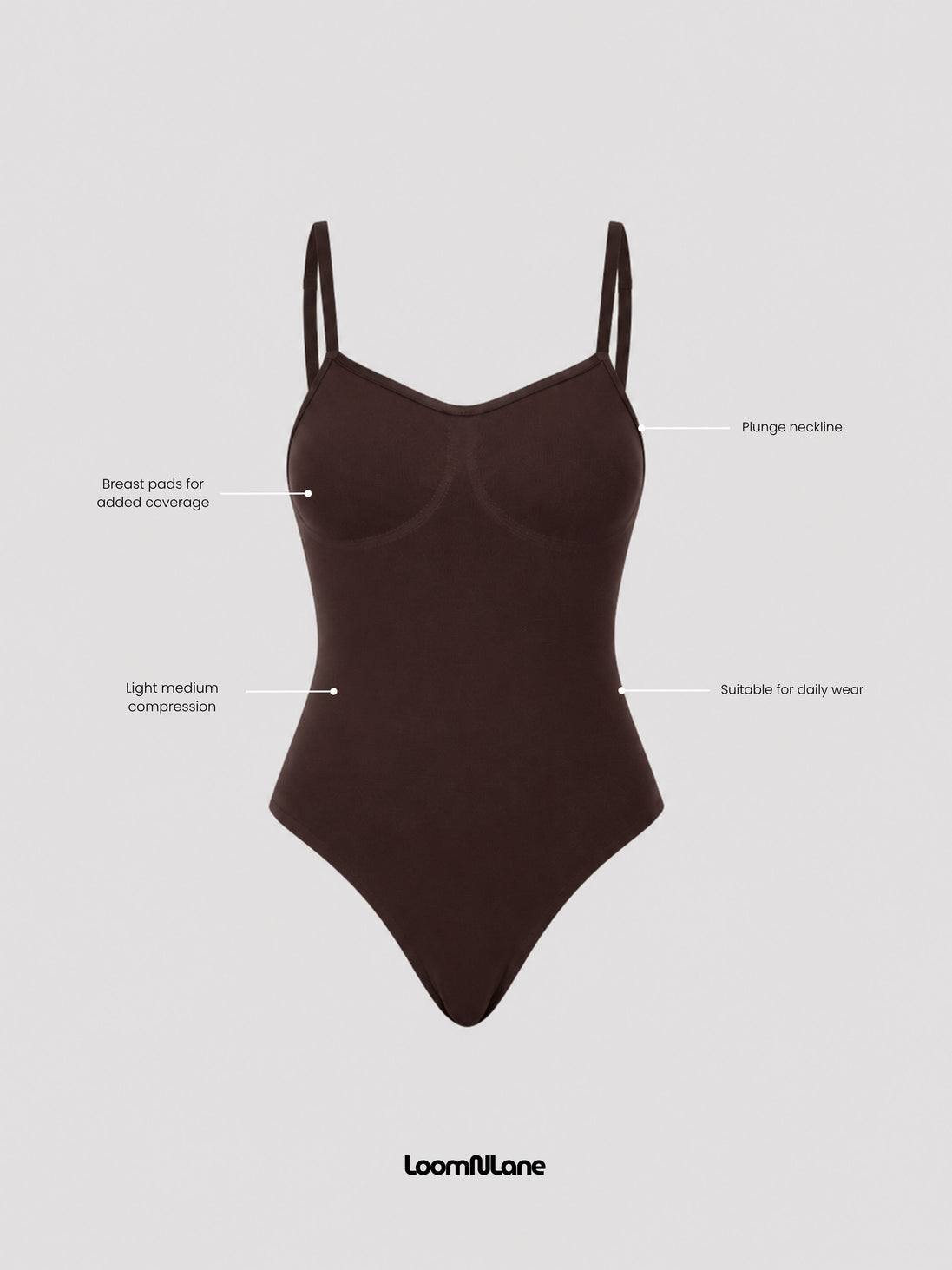 Sable-Support, Style and Comfort Padded Bust Shaping Bodysuit