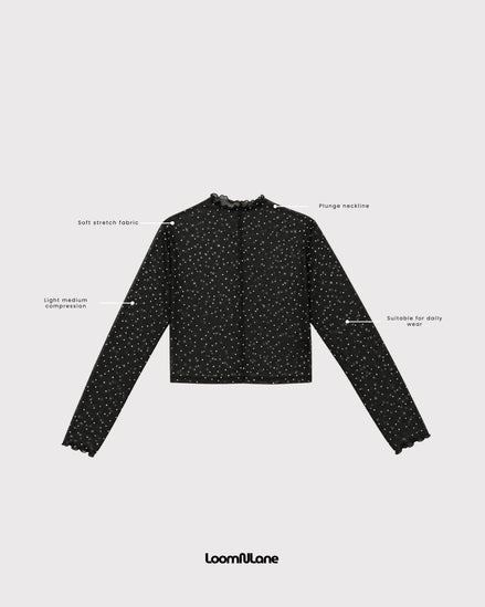 Stardom-Mesh Crop Top