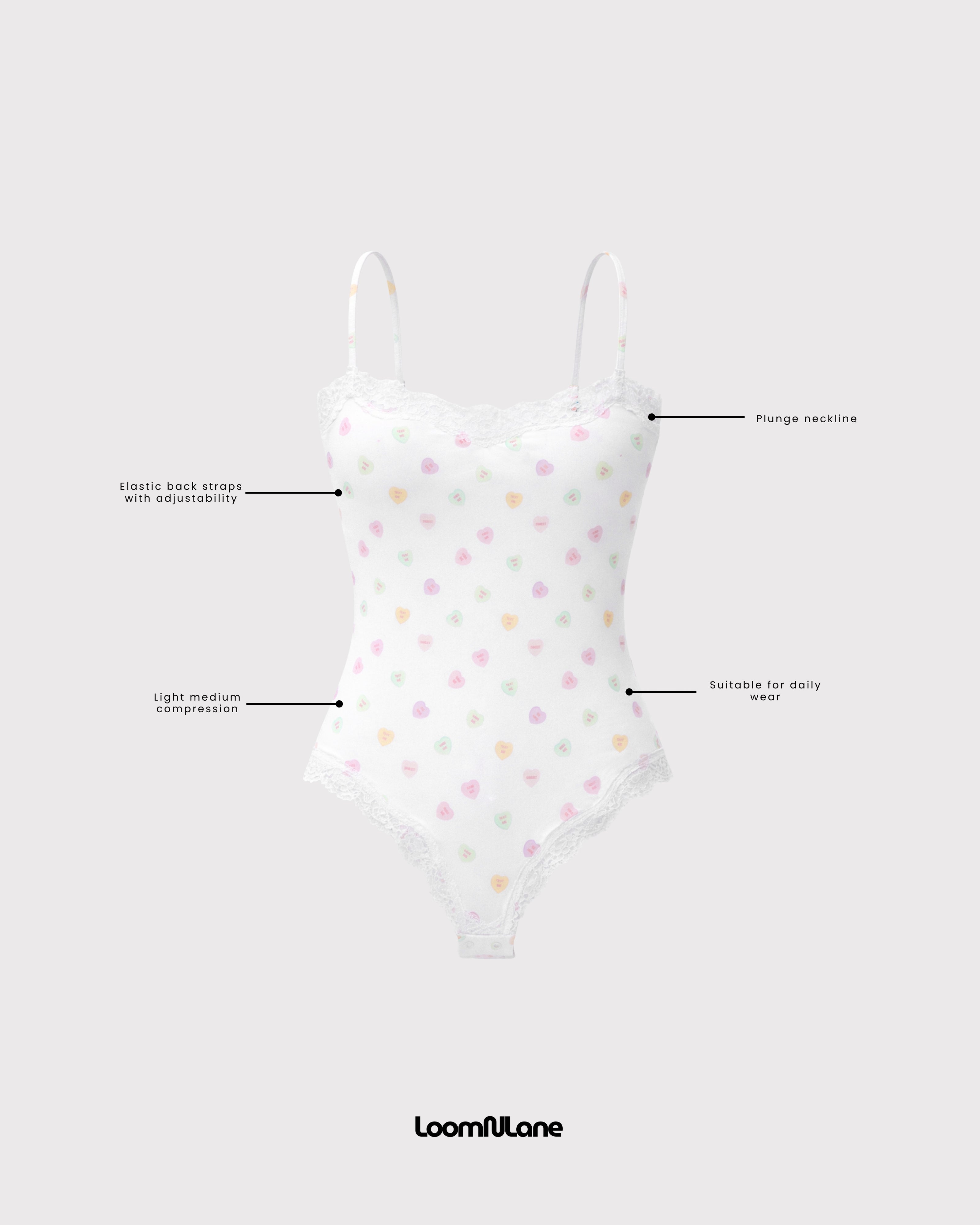 Ermine V-Seamless Bodysuit